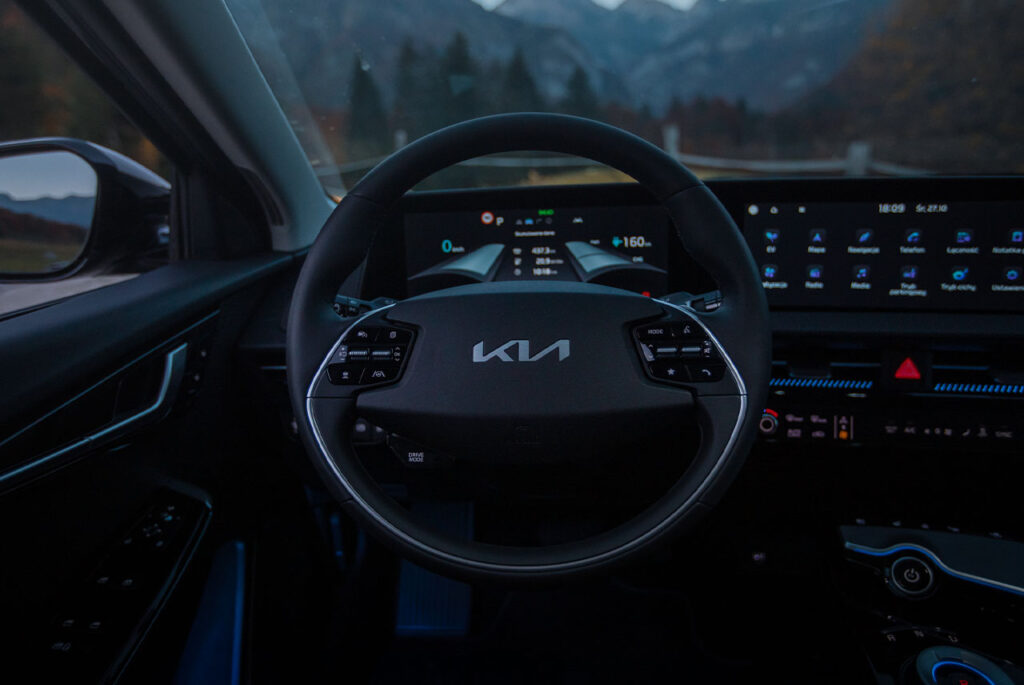 Wnętrze modelu KIA EV6